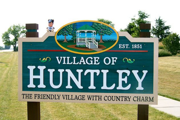 Image of the Village of Huntley Illinois City Sign